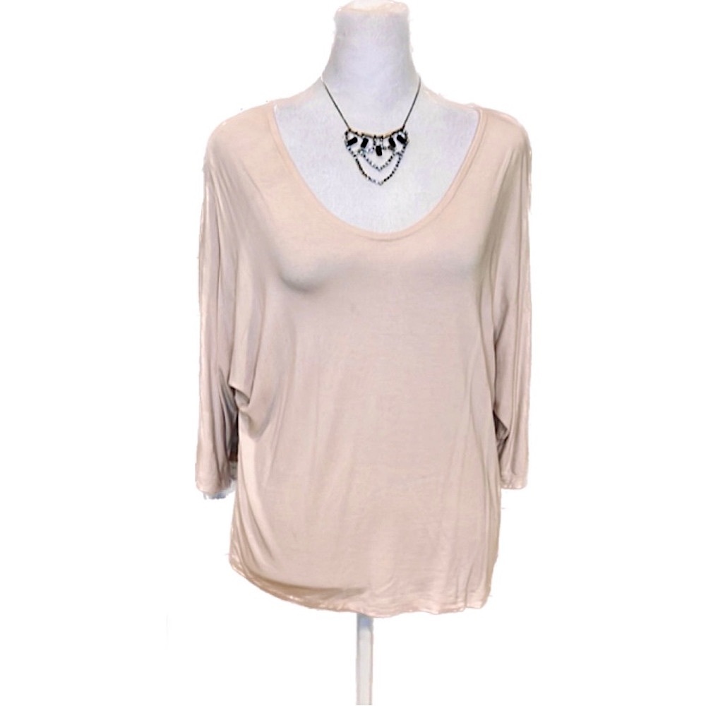 Banana Republic Soft Pink Dolman Sleeve Scoop Neck Knit Top, Women’s Size XXSP.